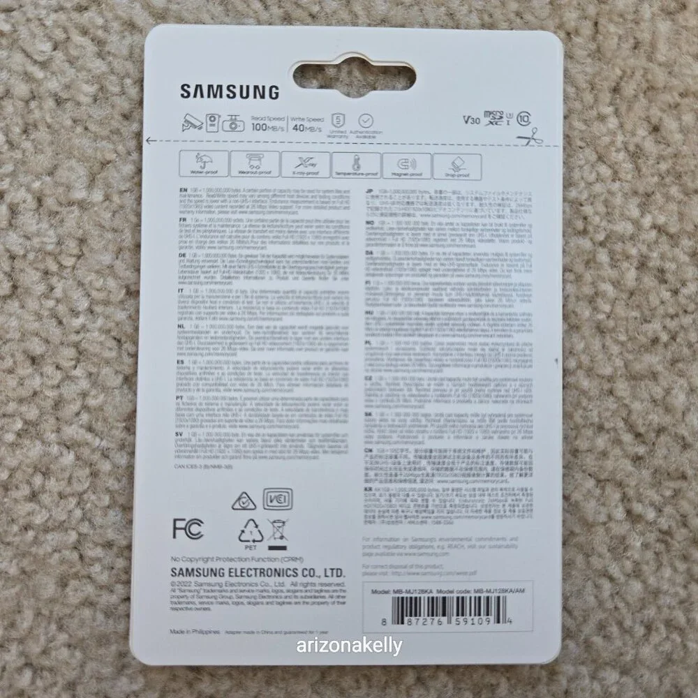 NIB Samsung ProEndurance 128GB Memory Card